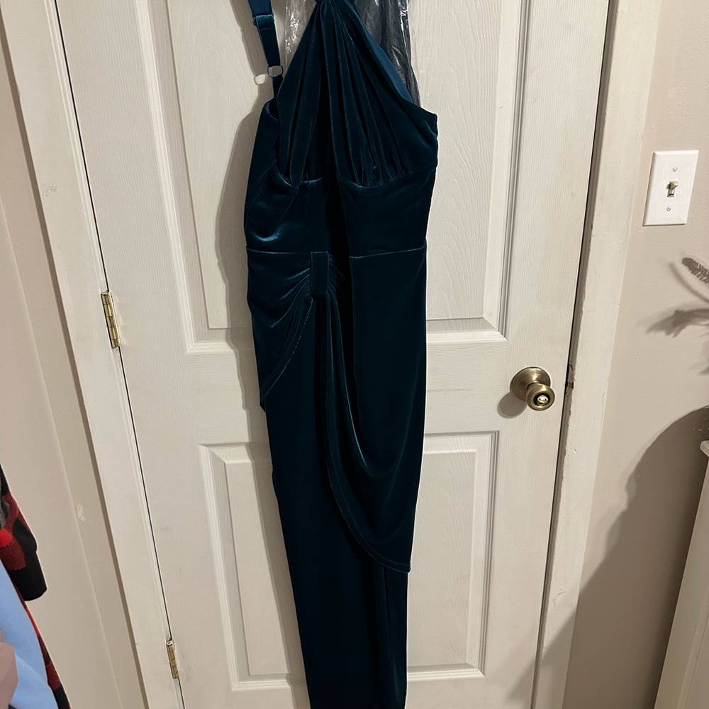 Vixen by Micheline Pitt Teal Golden Era Gown